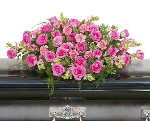 Peaceful Pink Casket Spray